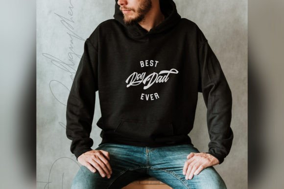 Best Dog Dad Ever Svg Funny Shirt Pod Graphics and T-Shirt Designs