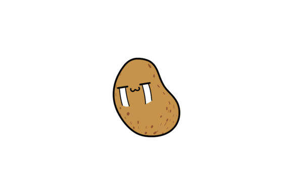 Collection Cartoon Funny Food Kawaii Graphics and Illustrations