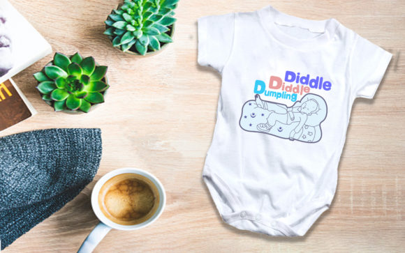 Funny Rhymes Baby Onesie: Graphics for T-Shirt Designs