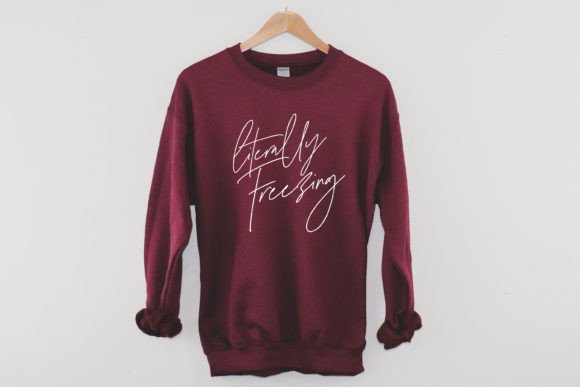 Literally Freezing Svg Funny Christmas Graphics and Print Templates