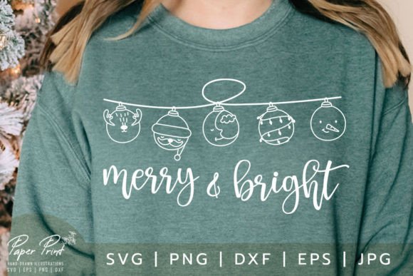 Merry Christmas SVG PNG Cut Files Cricut for Graphics