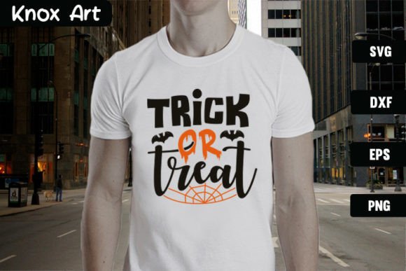Trick or Treat SVG, Halloween SVG Graphics for T-Shirt Designs