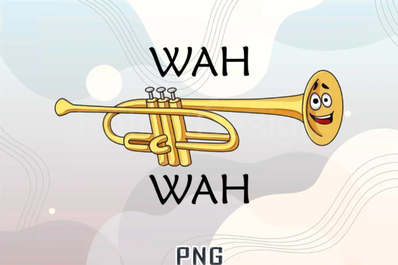 Trombone Wah Wah Music Funny PNG: Graphics and Illustrations for Blogs